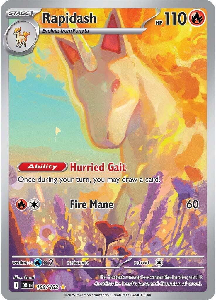 Rapidash (189/182) [Scarlet & Violet: Destined Rivals] | Fandemonia Ltd
