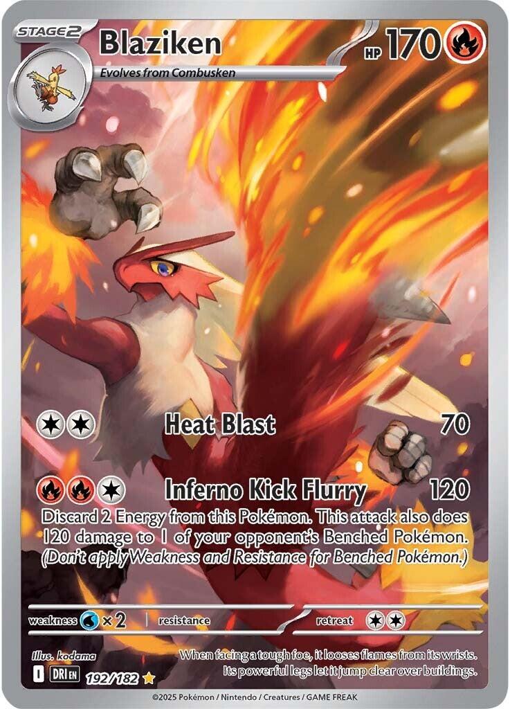 Blaziken (192/182) [Scarlet & Violet: Destined Rivals] | Fandemonia Ltd