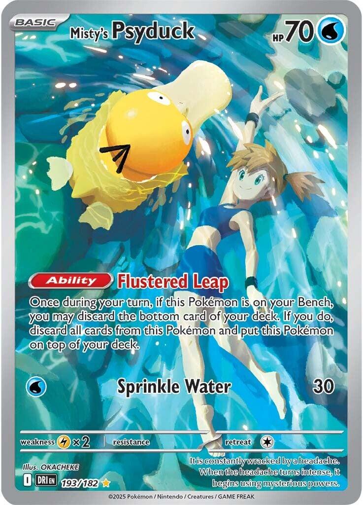Misty's Psyduck (193/182) [Scarlet & Violet: Destined Rivals] | Fandemonia Ltd