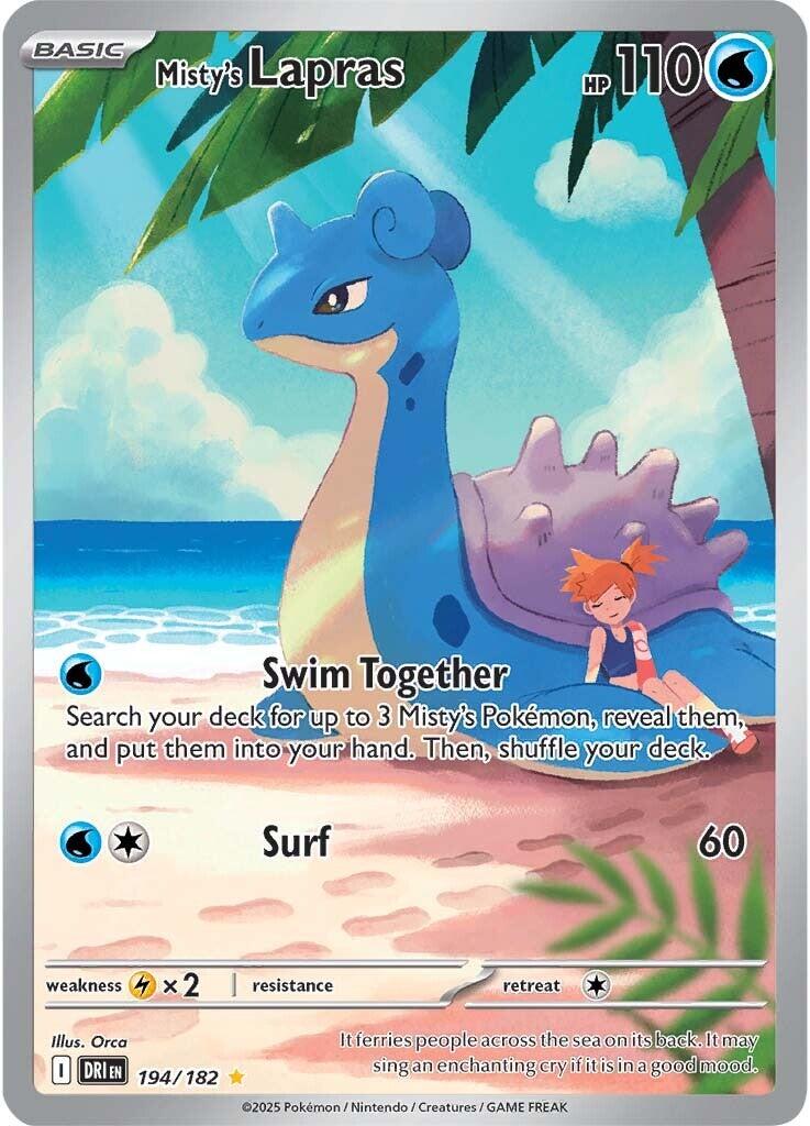 Misty's Lapras (194/182) [Scarlet & Violet: Destined Rivals] | Fandemonia Ltd