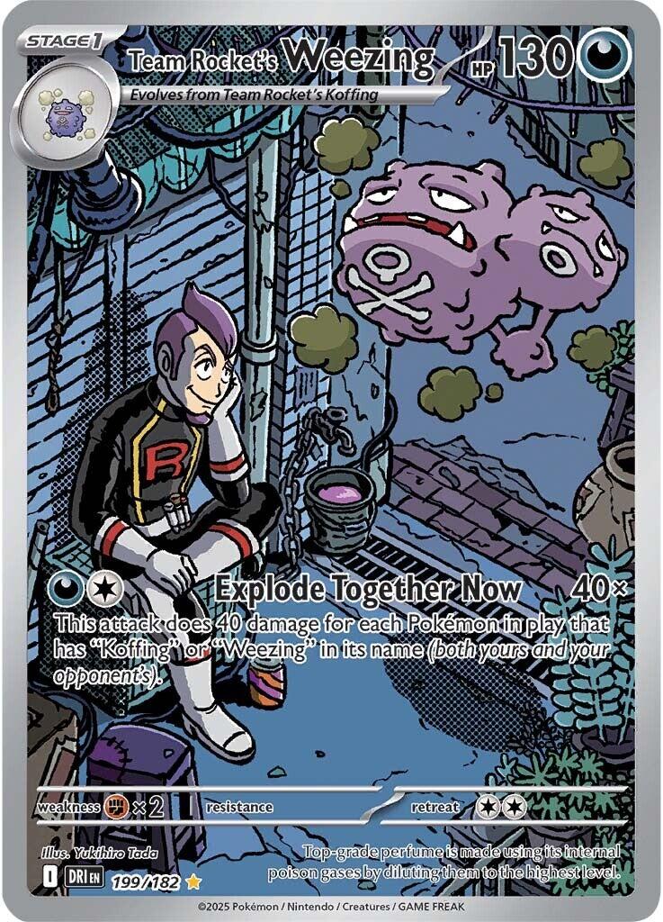 Team Rocket's Weezing (199/182) [Scarlet & Violet: Destined Rivals] | Fandemonia Ltd