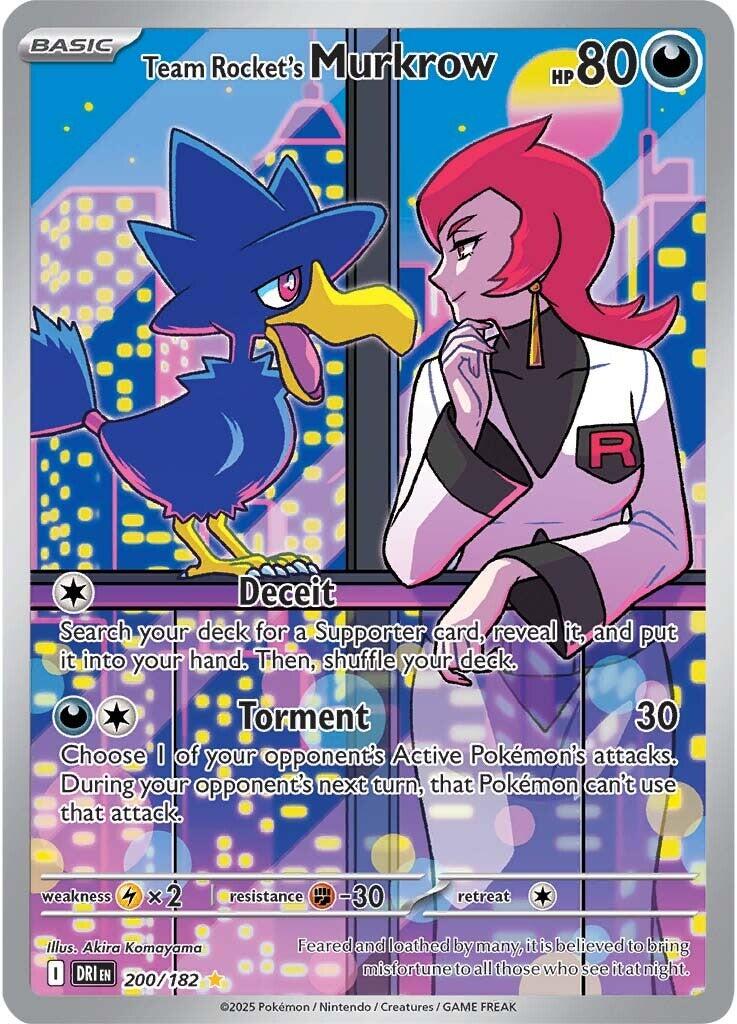 Team Rocket's Murkrow (200/182) [Scarlet & Violet: Destined Rivals] | Fandemonia Ltd