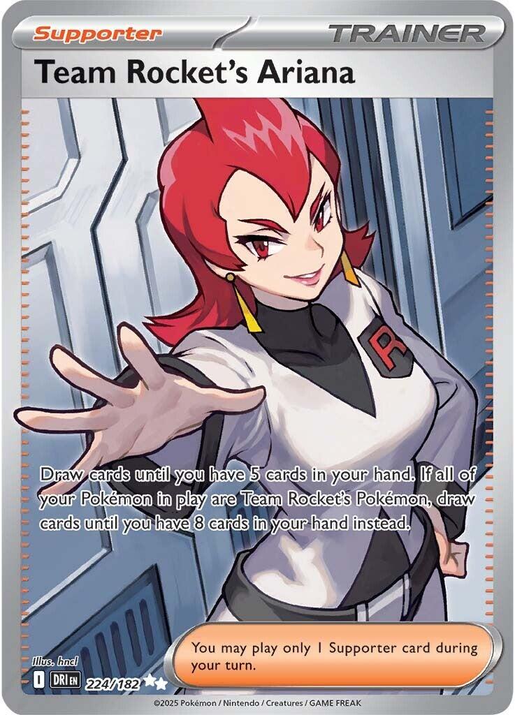 Team Rocket's Ariana (224/182) [Scarlet & Violet: Destined Rivals] | Fandemonia Ltd