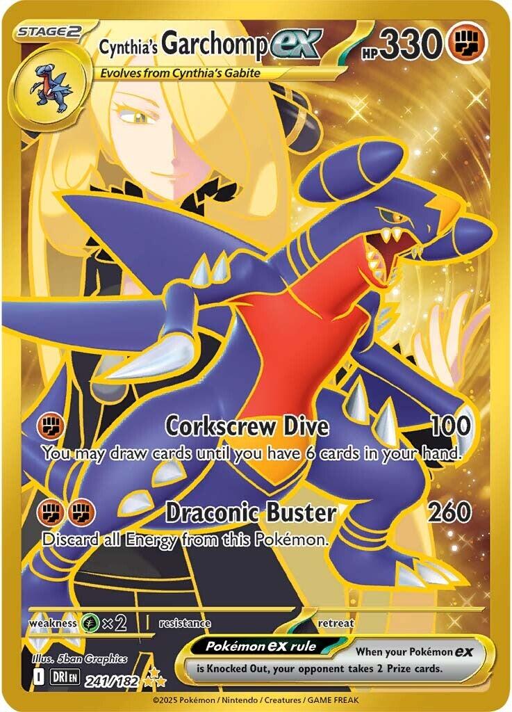 Cynthia's Garchomp ex (241/182) [Scarlet & Violet: Destined Rivals] | Fandemonia Ltd
