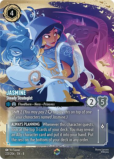 Jasmine - Steady Strategist (Enchanted) (221/204) [Reign of Jafar] | Fandemonia Ltd