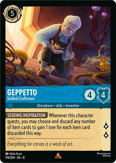 Geppetto – Skilled Craftsman (174/204) [Reign of Jafar] | Fandemonia Ltd
