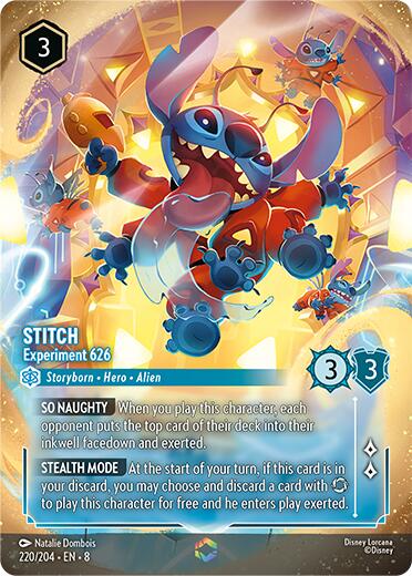 Stitch - Experiment 626 (Enchanted) (220/204) [Reign of Jafar] | Fandemonia Ltd