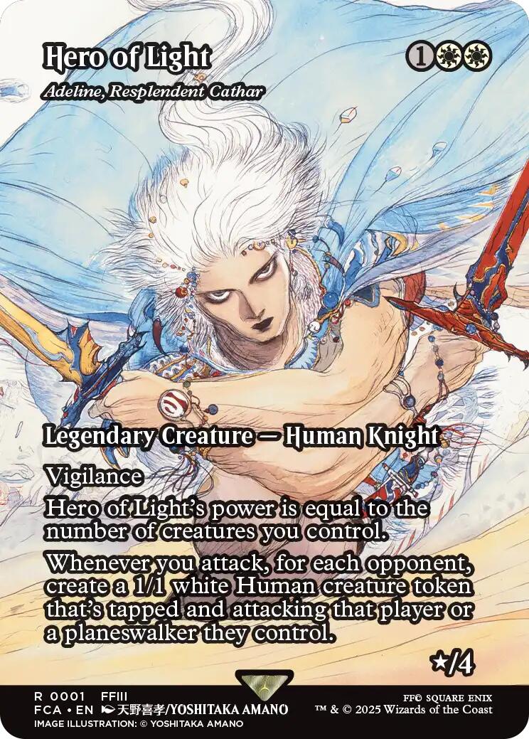 Hero of Light - Adeline, Resplendent Cathar (Showcase) [FINAL FANTASY : Through the Ages] | Fandemonia Ltd