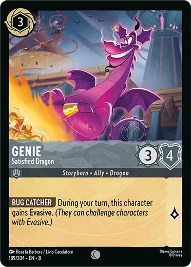 Genie - Satisfied Dragon (189/204) [Reign of Jafar] | Fandemonia Ltd