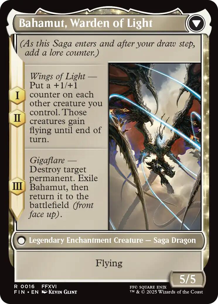 Dion, Bahamut's Dominant // Bahamut, Warden of Light [FINAL FANTASY] | Fandemonia Ltd