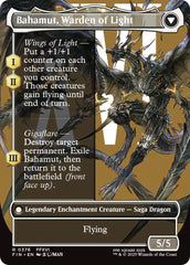 Dion, Bahamut's Dominant // Bahamut, Warden of Light (Borderless) [FINAL FANTASY] | Fandemonia Ltd