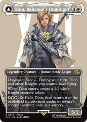 Dion, Bahamut's Dominant // Bahamut, Warden of Light (Borderless) [FINAL FANTASY] | Fandemonia Ltd