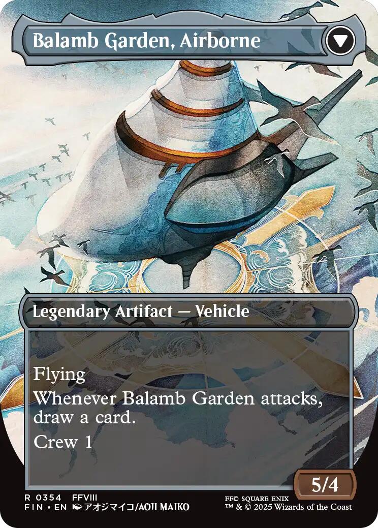 Balamb Garden, SeeD Academy // Balamb Garden, Airborne (Borderless) [FINAL FANTASY] | Fandemonia Ltd