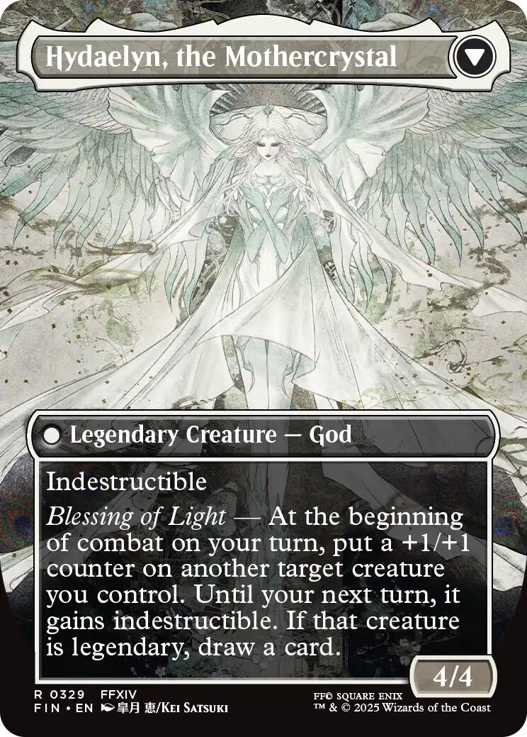 Venat, Heart of Hydaelyn // Hydaelyn, the Mothercrystal (Borderless) [FINAL FANTASY] | Fandemonia Ltd