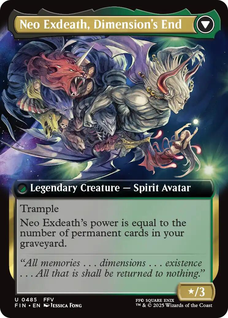 Exdeath, Void Warlock // Neo Exdeath, Dimension's End (Extended Art) [FINAL FANTASY] | Fandemonia Ltd