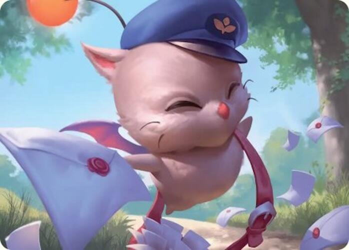 Delivery Moogle Art Card [FINAL FANTASY Art Series] | Fandemonia Ltd