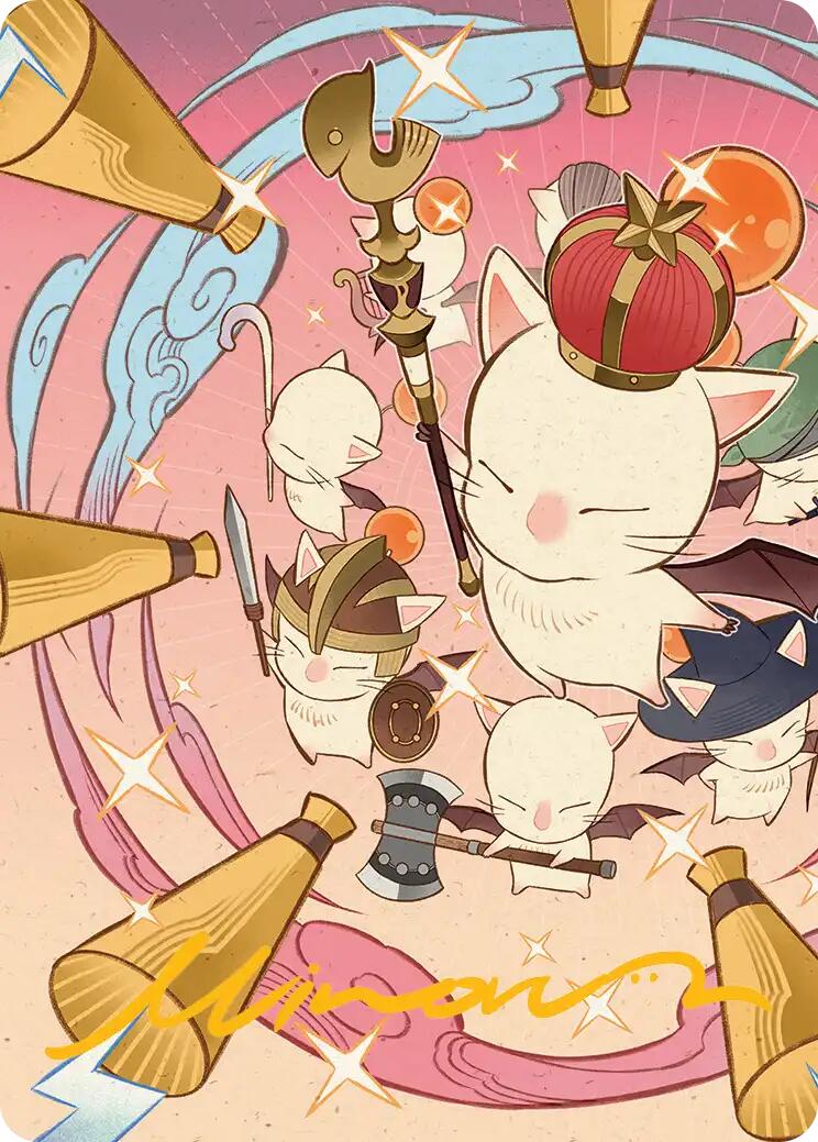 Summon: Good King Mog XII Art Card (Gold-Stamped Signature) [FINAL FANTASY Art Series] | Fandemonia Ltd