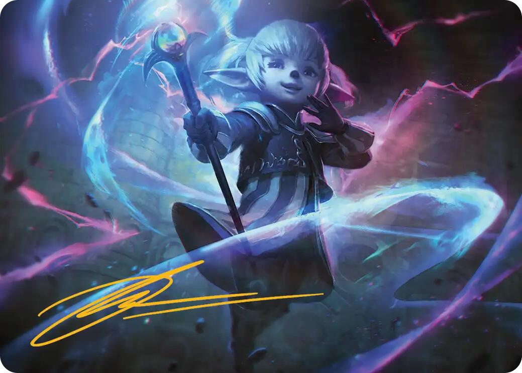 Shantotto, Tactician Magician Art Card (Gold-Stamped Signature) [FINAL FANTASY Art Series] | Fandemonia Ltd