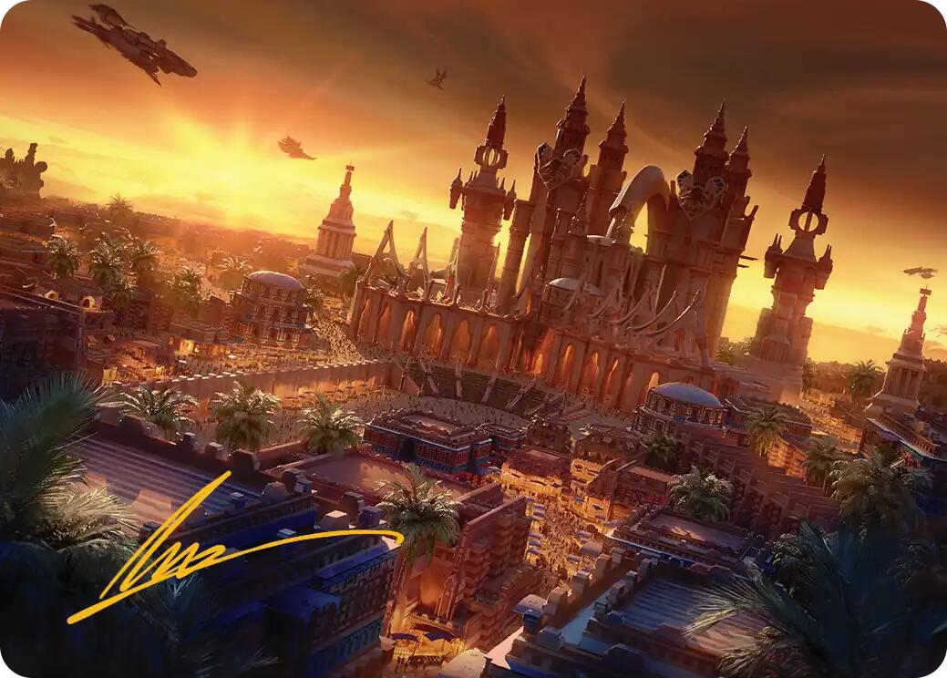 Rabanastre, Royal City Art Card (Gold-Stamped Signature) [FINAL FANTASY Art Series] | Fandemonia Ltd