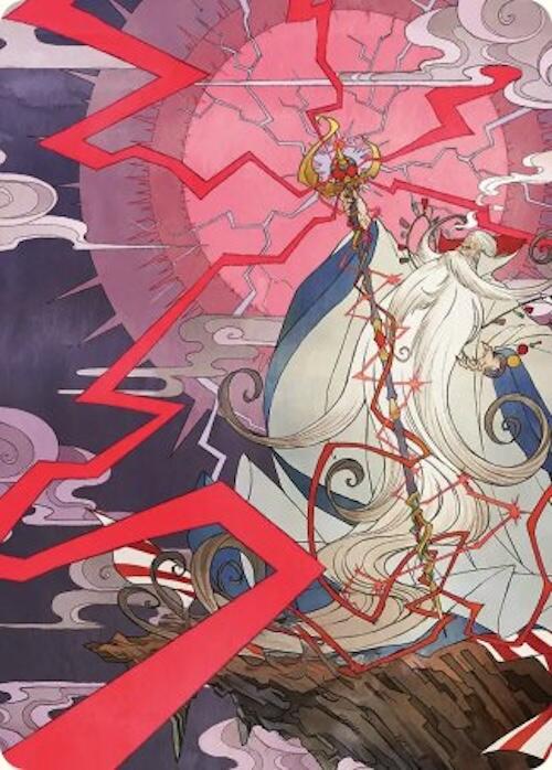 Summon: Esper Ramuh Art Card [FINAL FANTASY Art Series] | Fandemonia Ltd
