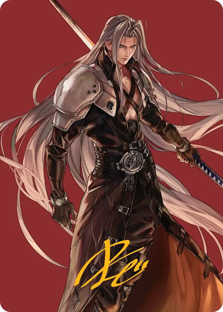 Sephiroth, Fabled SOLDIER Art Card (Gold-Stamped Signature) [FINAL FANTASY Art Series] | Fandemonia Ltd