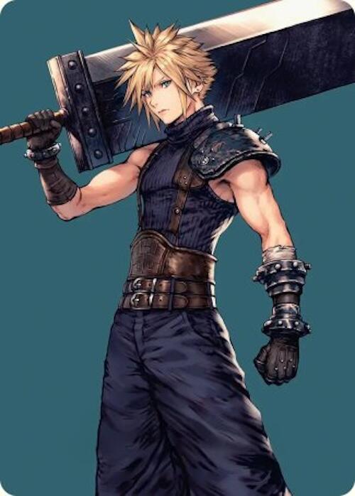 Cloud, Ex-SOLDIER Art Card [FINAL FANTASY Art Series] | Fandemonia Ltd