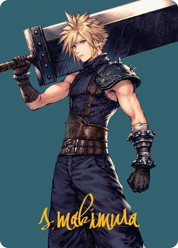 Cloud, Ex-SOLDIER Art Card (Gold-Stamped Signature) [FINAL FANTASY Art Series] | Fandemonia Ltd