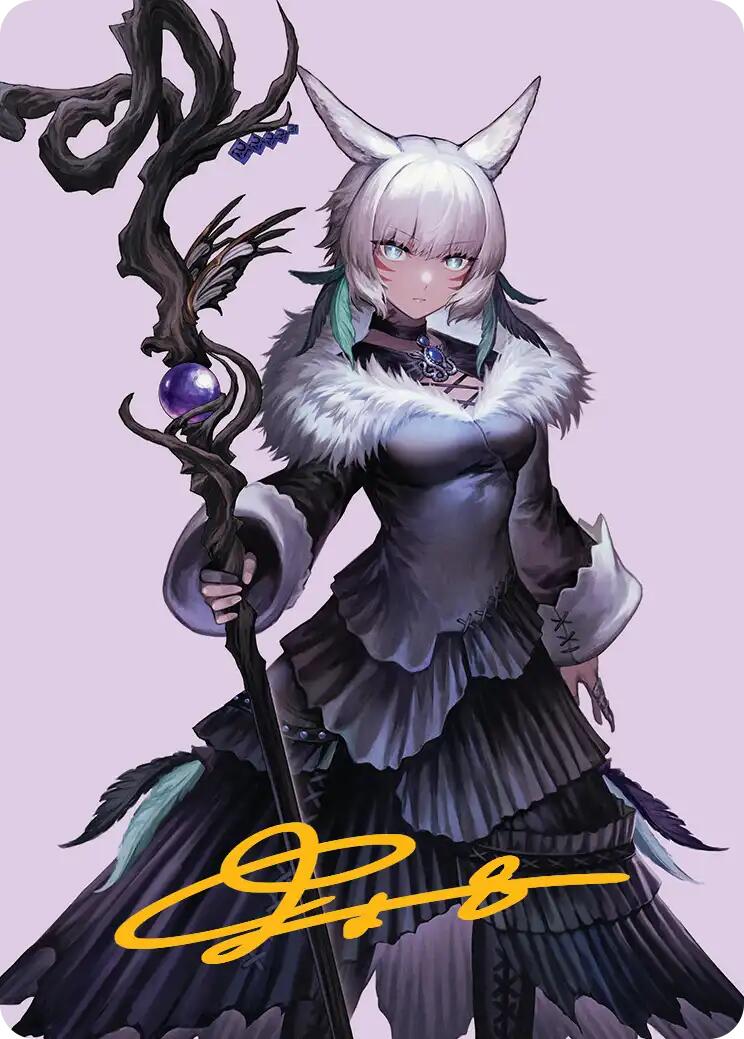 Y'shtola, Night's Blessed Art Card (53) (Gold-Stamped Signature) [FINAL FANTASY Art Series] | Fandemonia Ltd