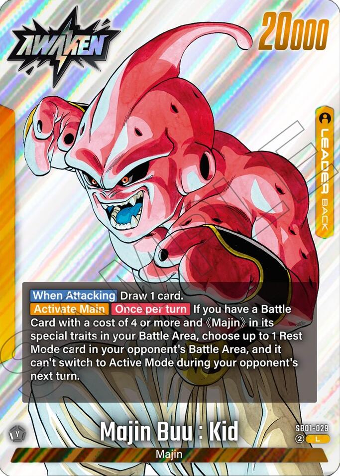 Majin Buu : Evil (SB01-029) [Manga Booster 01] | Fandemonia Ltd