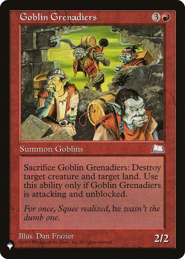 Goblin Grenadiers [The List] | Fandemonia Ltd