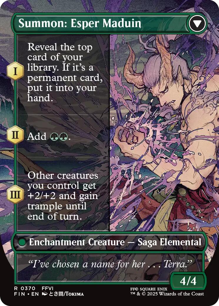 Esper Origins // Summon: Esper Maduin (Borderless) [FINAL FANTASY] | Fandemonia Ltd