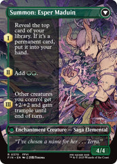 Esper Origins // Summon: Esper Maduin (Borderless) [FINAL FANTASY] | Fandemonia Ltd