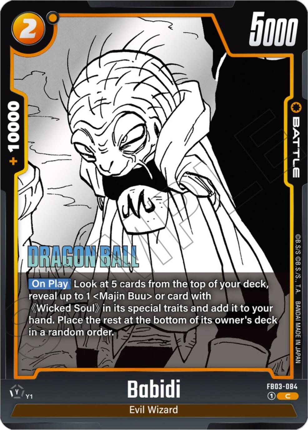 Babidi [Manga Booster 01] | Fandemonia Ltd