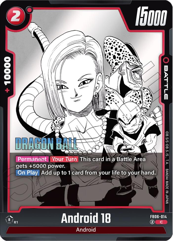 Android 18 [Manga Booster 01] | Fandemonia Ltd