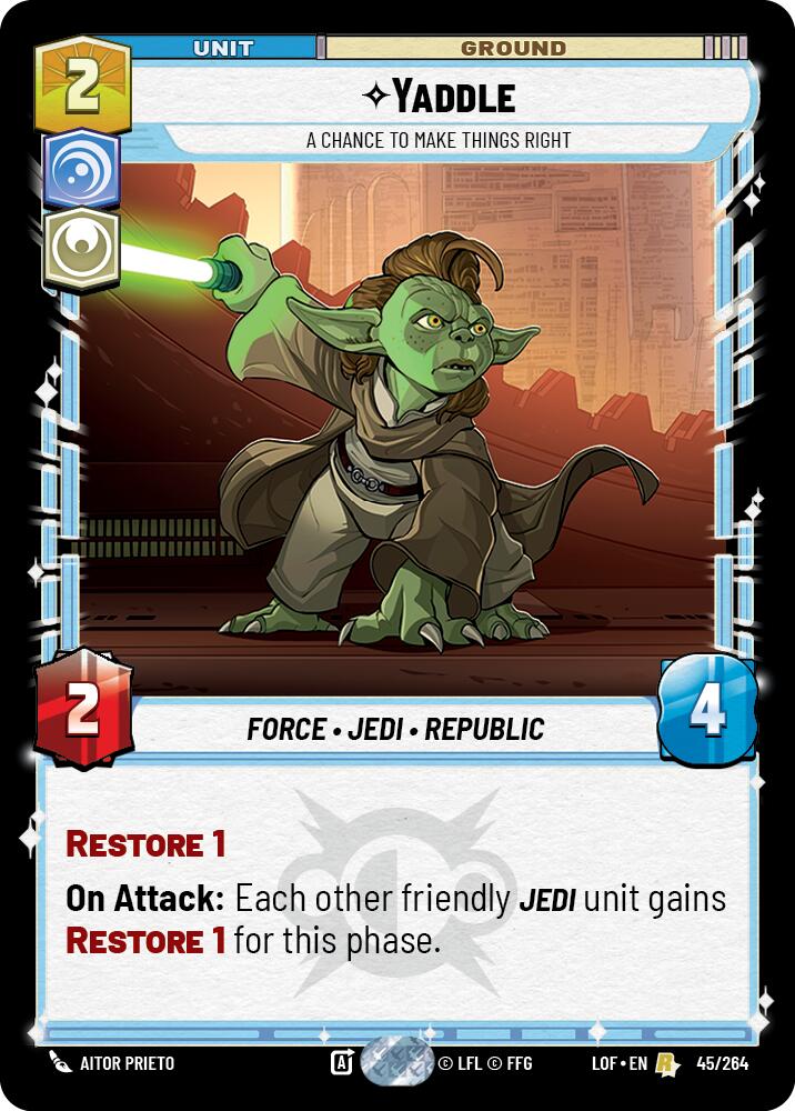 Yaddle - A Chance To Make Things Right (45/264) (45/264) [Legends of the Force] | Fandemonia Ltd