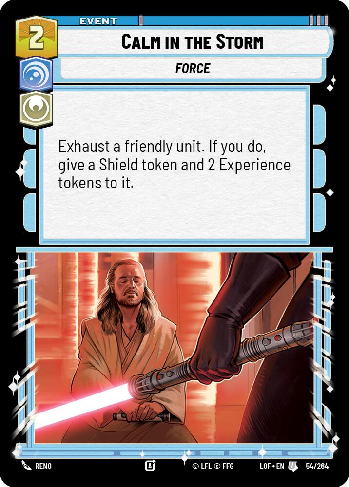 Calm in the Storm (54/264) (54/264) [Legends of the Force] | Fandemonia Ltd