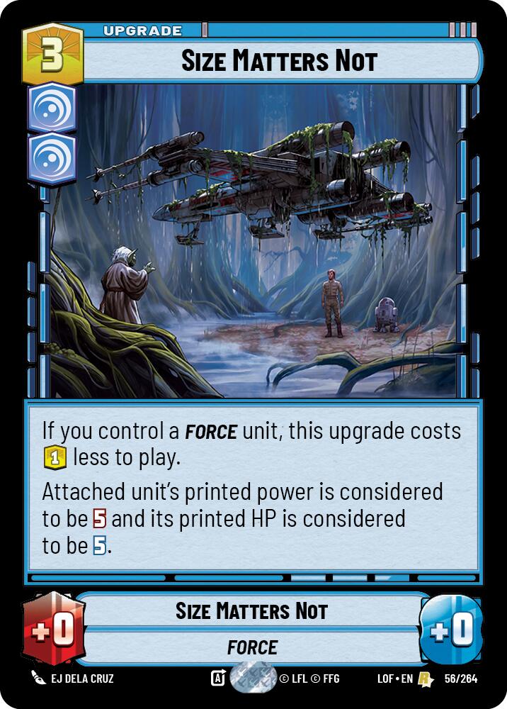 Size Matters Not (56/264) (56/264) [Legends of the Force] | Fandemonia Ltd