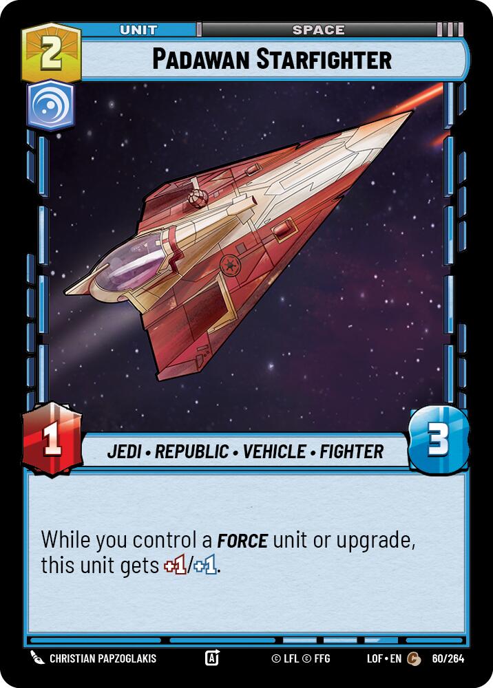 Padawan Starfighter (60/264) (60/264) [Legends of the Force] | Fandemonia Ltd