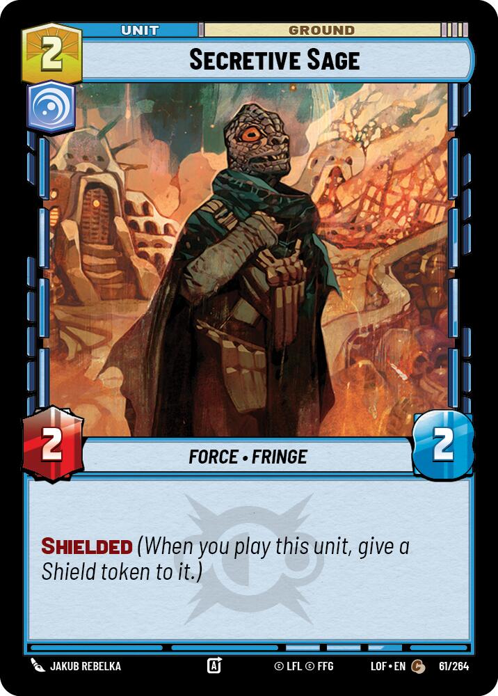 Secretive Sage (61/264) (61/264) [Legends of the Force] | Fandemonia Ltd