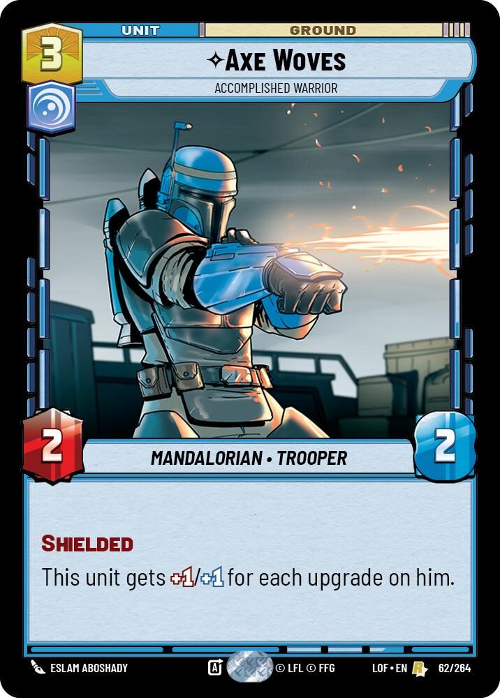 Axe Woves - Accomplished Warrior (62/264) (62/264) [Legends of the Force] | Fandemonia Ltd