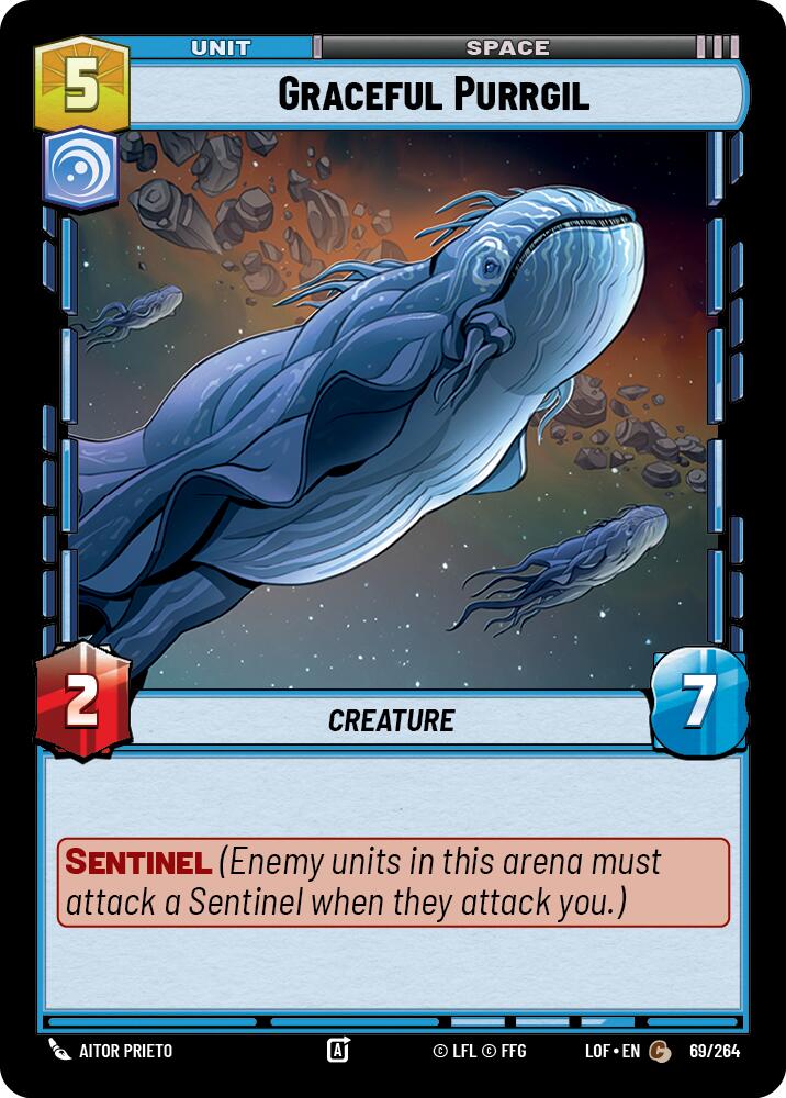 Graceful Purrgil (69/264) (69/264) [Legends of the Force] | Fandemonia Ltd