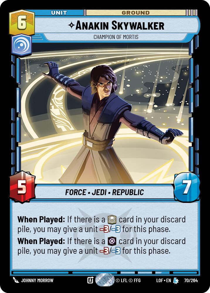 Anakin Skywalker - Champion of Mortis (70/264) (70/264) [Legends of the Force] | Fandemonia Ltd