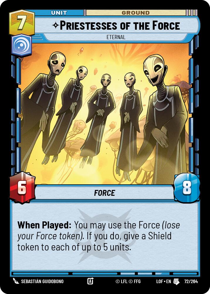 Priestesses of the Force - Eternal (72/264) (72/264) [Legends of the Force] | Fandemonia Ltd