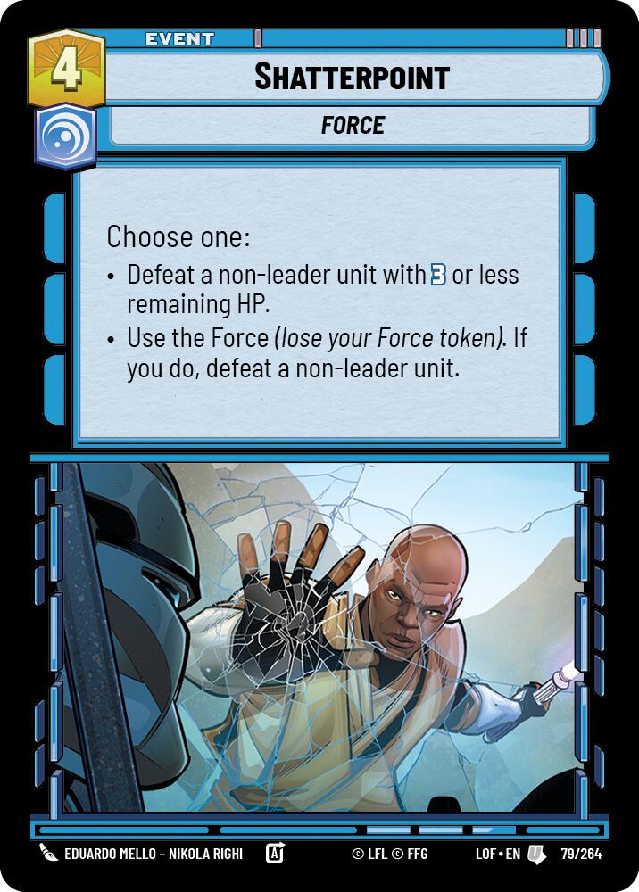Shatterpoint (79/264) (79/264) [Legends of the Force] | Fandemonia Ltd