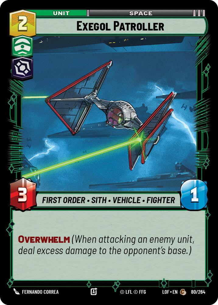 Exegol Patroller (80/264) (80/264) [Legends of the Force] | Fandemonia Ltd