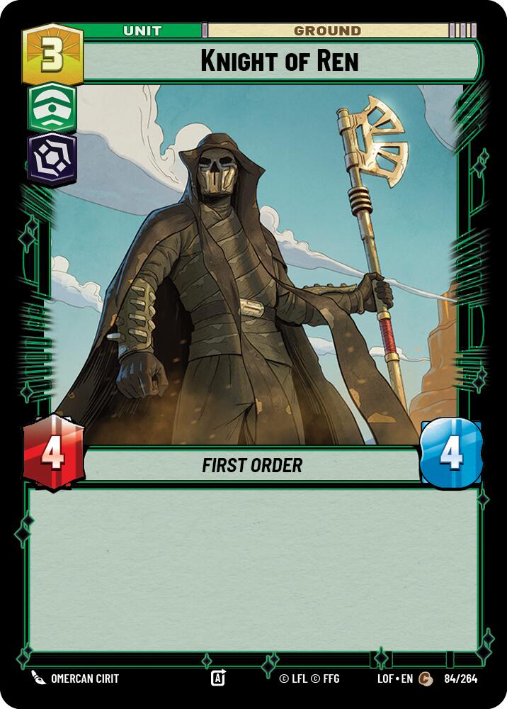 Knight of Ren (84/264) (84/264) [Legends of the Force] | Fandemonia Ltd