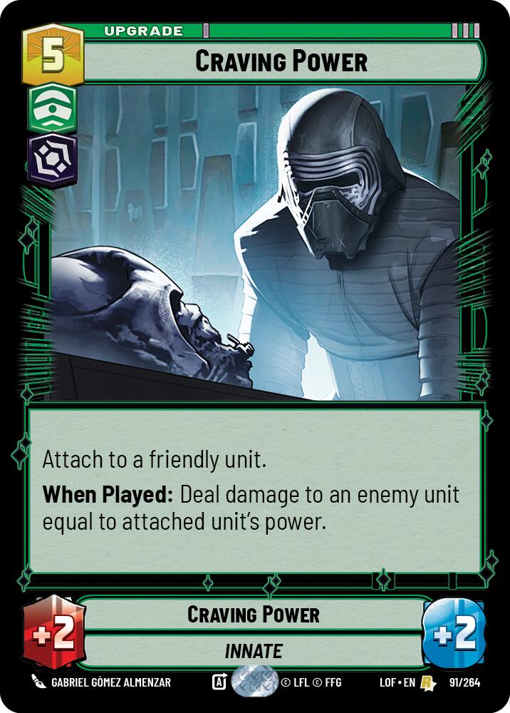 Craving Power (91/264) (91/264) [Legends of the Force] | Fandemonia Ltd