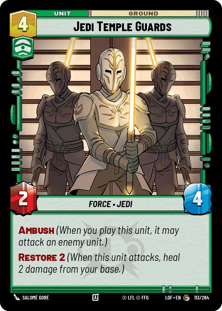 Jedi Temple Guards (113/264) (113/264) [Legends of the Force] | Fandemonia Ltd