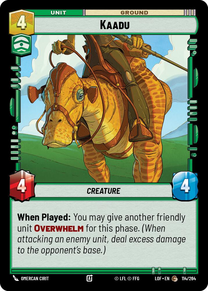 Kaadu (114/264) (114/264) [Legends of the Force] | Fandemonia Ltd