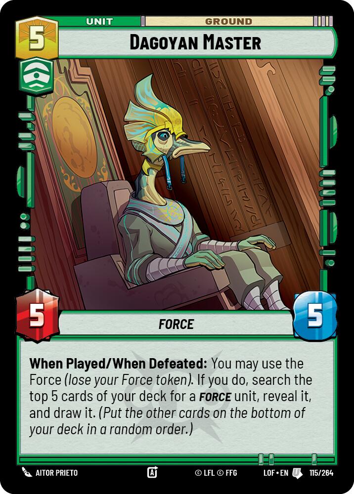 Dagoyan Master (115/264) (115/264) [Legends of the Force] | Fandemonia Ltd